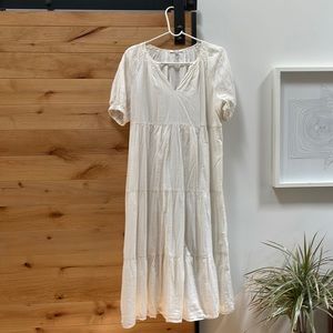 Madewell summer white midi dress